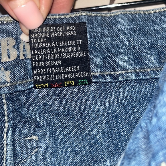 ILLEGAL BASICS VINTAGE Size 30 Men’s Jeans Straight Leg $75 - Picture 7 of 13